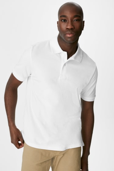 Men - Polo Shirt - white