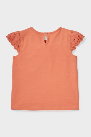 Dzieci - Jednorożec - koszulka z krótkim rękawem - łososiowy