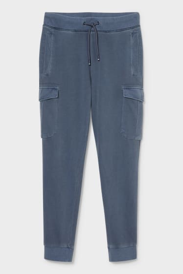 Hommes - Pantalon de jogging - bleu foncé