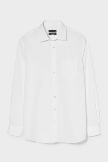 Men - Business shirt - regular fit - Kent collar - white