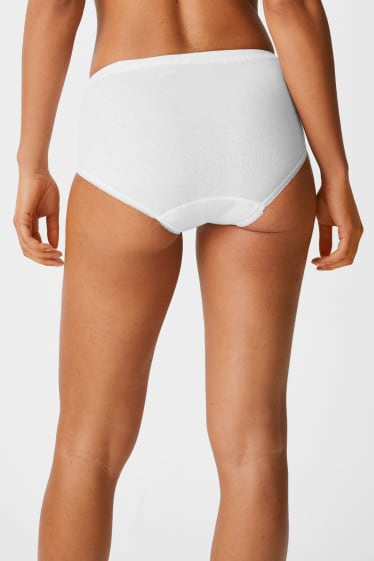 Women - Multipack of 3 - briefs - white