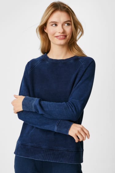 Damen - Sweatshirt - dunkelblau