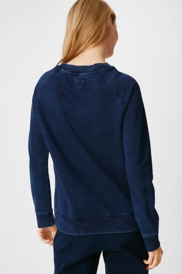 Dames - Sweatshirt - donkerblauw