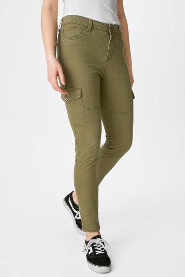 Teens & young adults - CLOCKHOUSE - cargo trousers - khaki