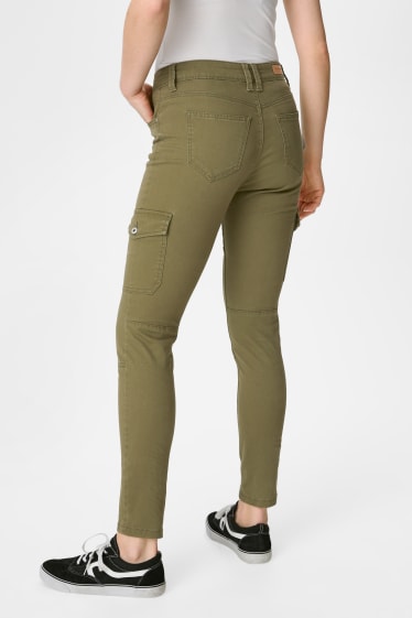 Teens & young adults - CLOCKHOUSE - cargo trousers - khaki