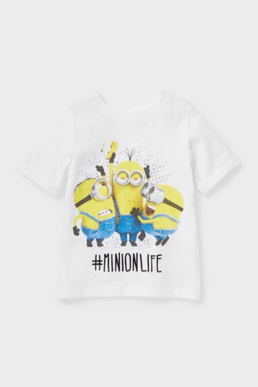 Kinder - Minions - Kurzarmshirt - weiß