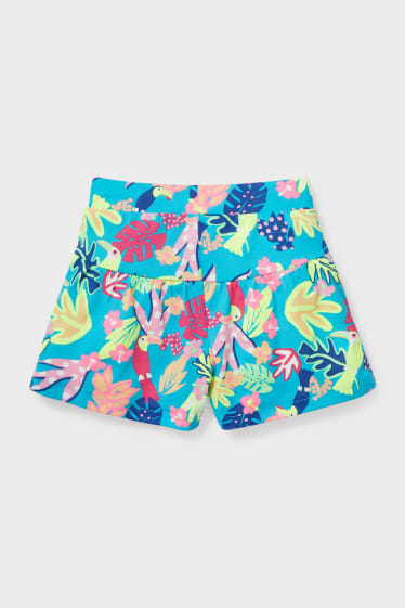 Kinderen - Sweatshort - turquoise