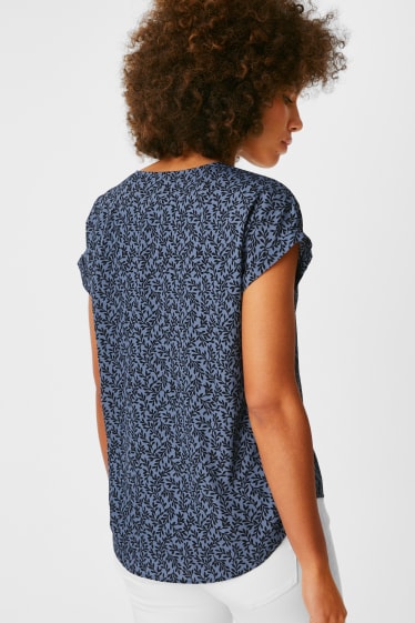 Damen - Bluse - blau