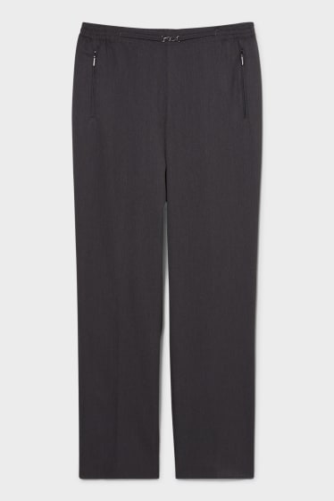 Women - Trousers - anthracite