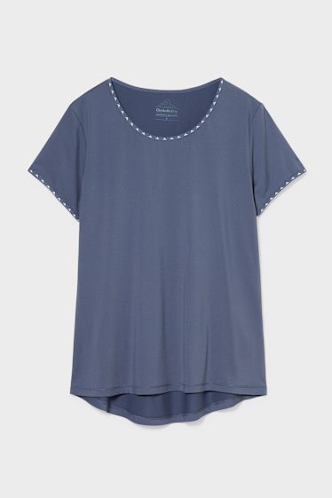 Damen - Funktions-T-Shirt - blau