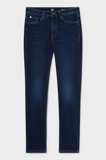 Femei - Slim jeans - bumbac organic - denim-albastru