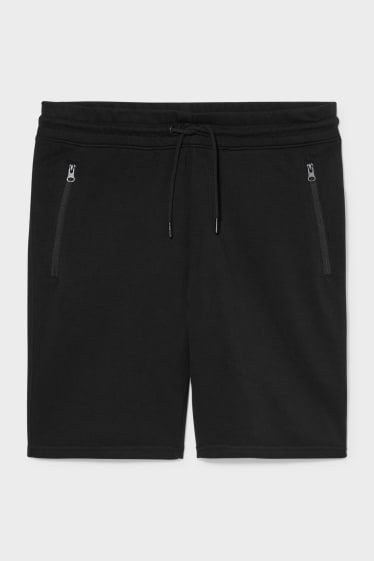 Heren - CLOCKHOUSE - sweatshorts - zwart