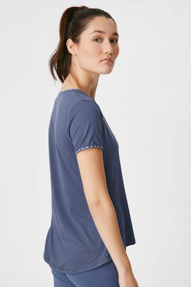 Damen - Funktions-T-Shirt - blau