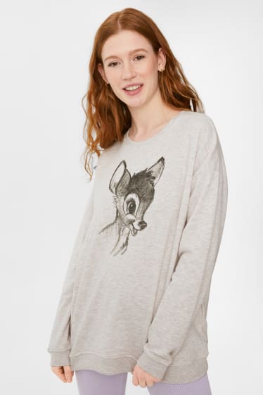 Women - Sweatshirt - Bambi - beige-melange