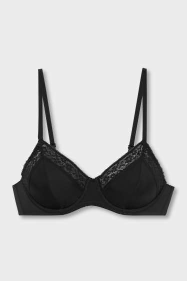Femmes - Soutien-gorge à armature - noir