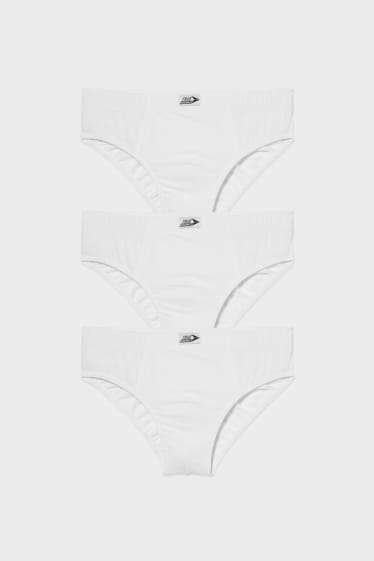 Men - Multipack of 3 - briefs - white