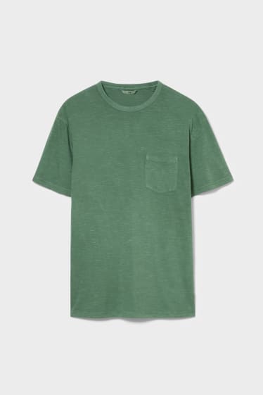 Men - T-shirt - light green