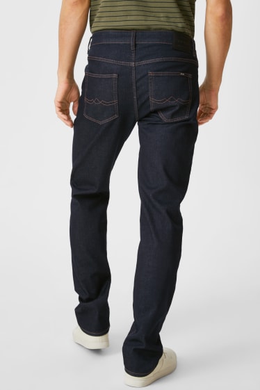 Mężczyźni - Premium straight jeans - dżins-ciemnoniebieski