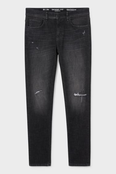 Heren - CLOCKHOUSE - skinny jeans - zwart
