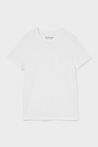 Hombre - CLOCKHOUSE - camiseta - blanco