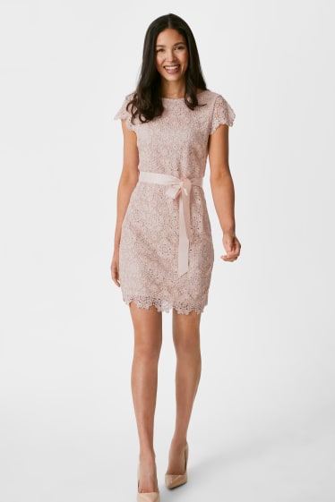 Women - Sheath Dress - Formal - rose