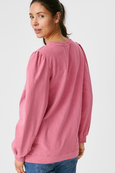 Damen - Umstands-Sweatshirt - pink