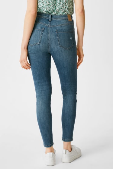 Kobiety - Skinny jeans - dżins-niebieski