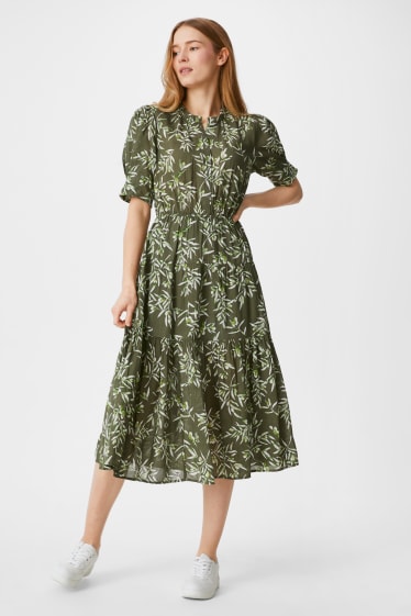 Women - Fit & Flare Dress - green