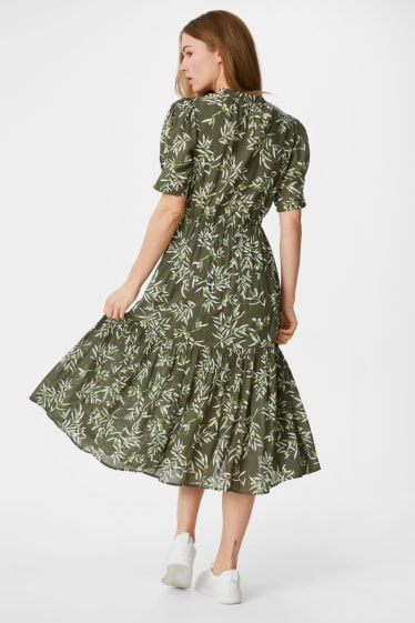 Women - Fit & Flare Dress - green