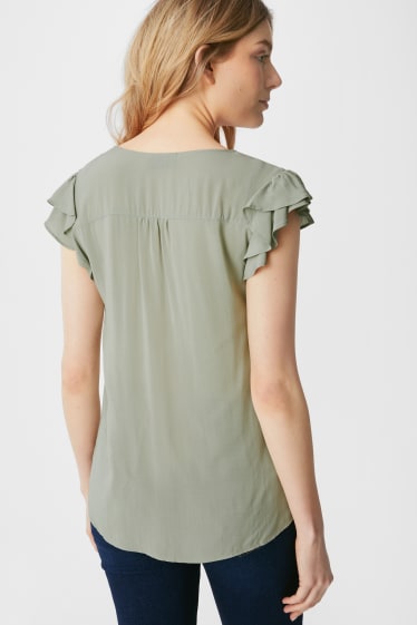 Mujer - Blusa sin mangas - verde claro