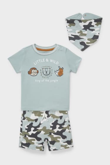 Babies - Baby Outfit  - 3 Piece - mint green