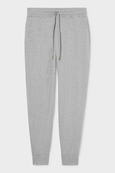 Dames - Joggingbroek - licht grijs-mix