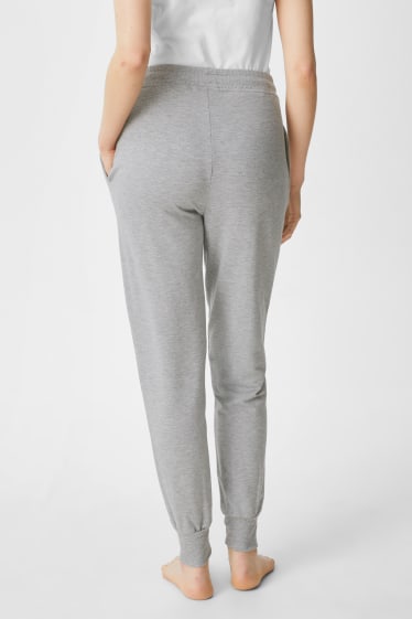 Women - Joggers - light gray-melange