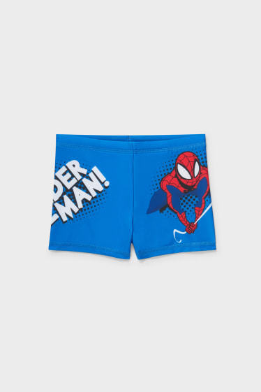 Dětské - Spider-Man - koupací šortky - modrá
