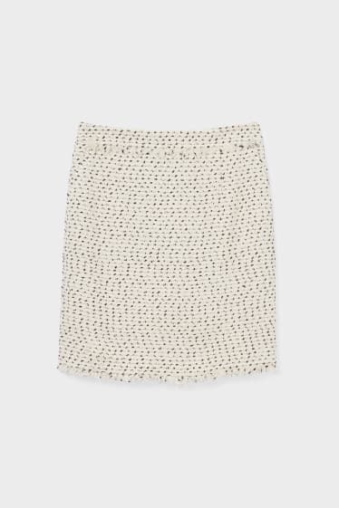 Women - Business Skirt - beige