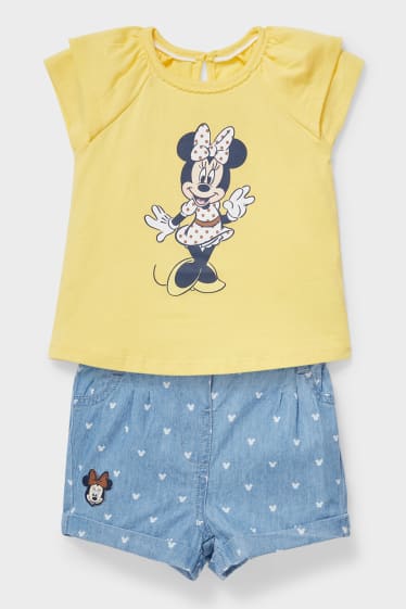 Bébés - Minnie Mouse - ensemble pour bébé - 2 pièces - jaune