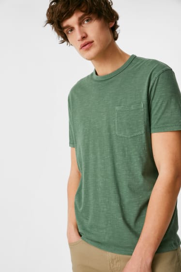 Men - T-shirt - light green