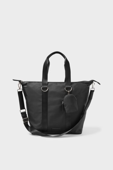 Kobiety - Torba shopper - 2-części - czarny