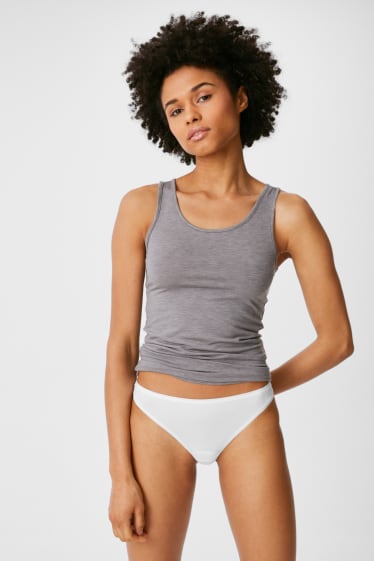 Women - Multipack of 3 - thong - white