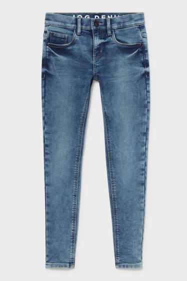 Kinder - Skinny Jeans - Jog Denim - jeans-blau