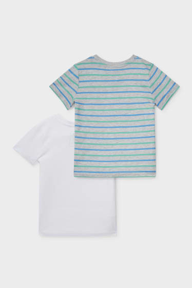 Niños - Pack de 2 - camiseta de manga corta - blanco