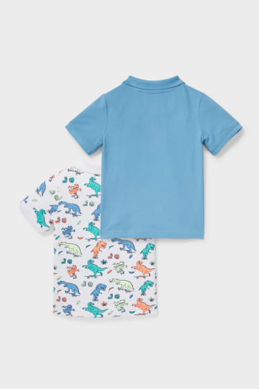 Children - Multipack of 2 - polo shirt - white / blue