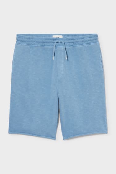 Bărbați - Sweat shorts - albastru deschis