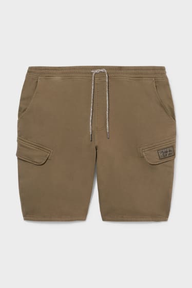 Men - Sweat Shorts - khaki