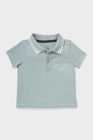 Babies - Baby Polo Shirt - green / turquoise