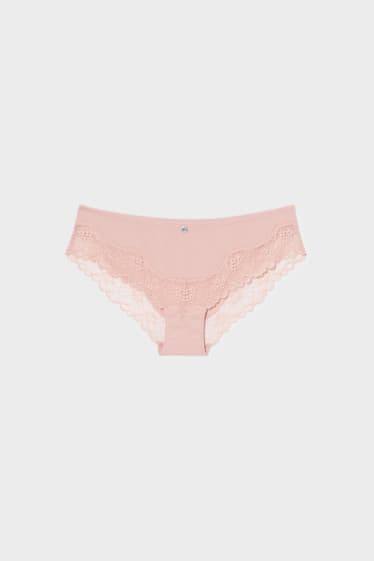 Women - Hipster Briefs - rose