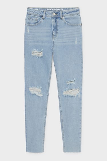 Ados & jeunes adultes - CLOCKHOUSE - slim jean - jean bleu clair
