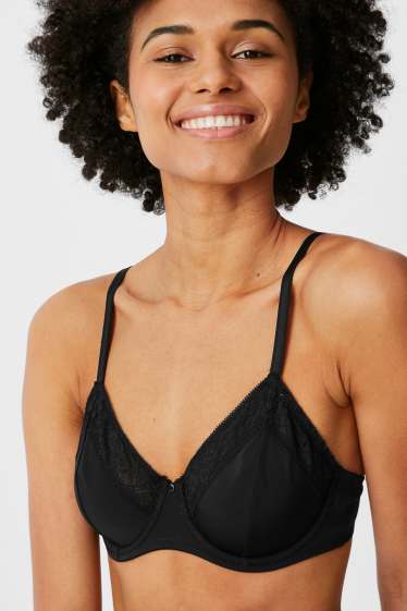 Femmes - Soutien-gorge à armature - noir