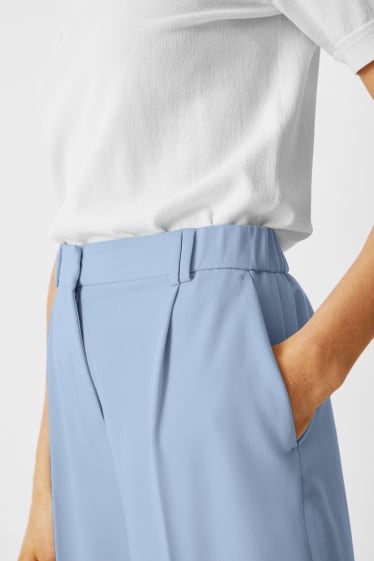 Women - Trousers - Palazzo - light blue