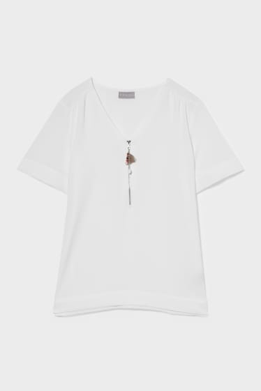 Women - Blouse - white